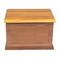 Elegant Birch Wood Pet Memorial Urn for Cherished Companions