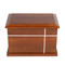 Wholesale Trending Product Solid Wood Bamboo Pet Urn for Ashes Urnas Para Walnut Slid Lid Wooden Urn Box