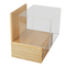 Wholesale Customized Size Wooden Storage Packing Jewelry Gift Craft Box with Sliding Transparent Acrylic Lid