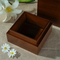Wholesale Modern Square Wood Eco-Friendly Durable Commemorative Pet Casket Urn for Dogs and Cats Ash Memorial Box