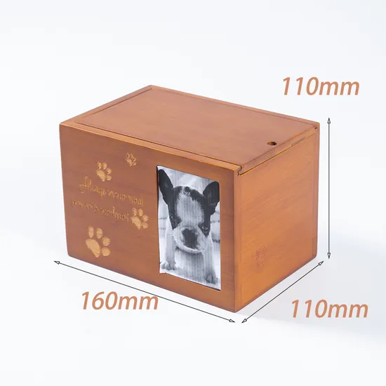 Wholesale Hot Sale Urn for Human Ashes American Cremation Urns for Adult Supplies Funeral Wooden Urns Made of Solid Poplar