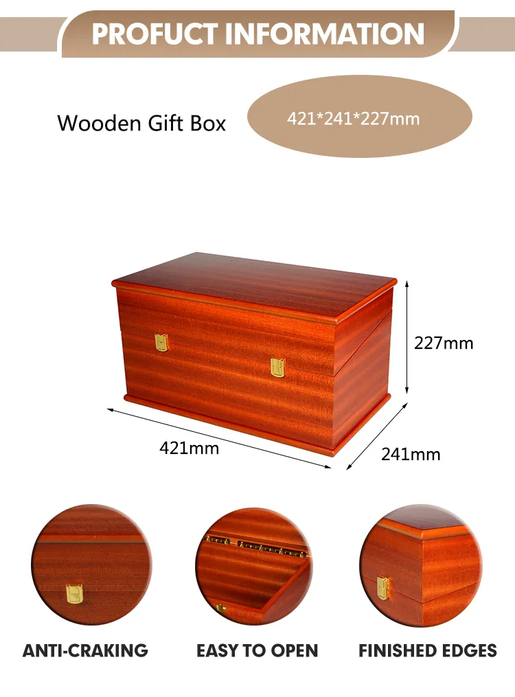 Wholesale Eco Friendly Custom Wooden Storage Gift Box Wholesale Packaging Supplier