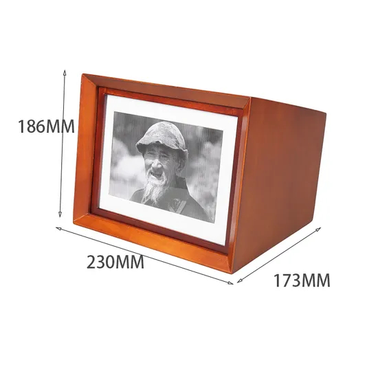 Modern Cedar Wood Pet Urn Wholesale Factory Funeral Animal Cremation Box Ashes for Dog Cat for Memorializing Your Furry Friend