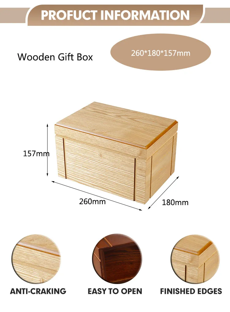 High Quality Wholesale Funeral Wooden Casket Animal Ashes Pet Cremation Urn Custom Natural Wooden Pet Urns
