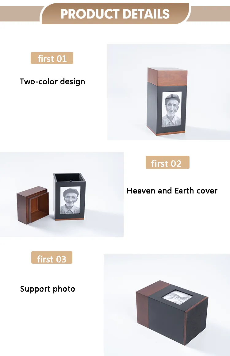 Timeless Wooden Cremation Urn for Pets and Human Remains