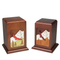Wholesale Handmade Funeral Supplies Pet Keepsake Wood Memorial Cremation Urns for Human Ashes