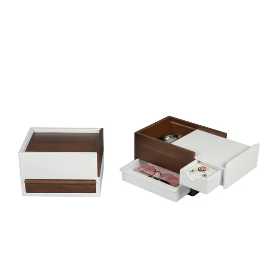 Elegant Wooden Jewelry Organizer with Drawer for Luxury Storage