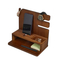 Factory Wholesale Natural Wood Key Holder Wallet Stand Watch Organizer Custom Wooden Phone Docking Station