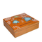 Wholesale Factorary Price Handcrafted Twinings Black Deluxe Compartment Wooden Tea Gift Packaging Box 12 Compartment