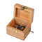 Wholesale Factory Price OEM Manufacturer Customized Song Christmas Mini Small Classic Wind up Hand Cranked Wooden Wood Musical Custom Music Box