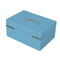 Wholesale Christmas Luxurious High-End Blue Wooden Packaging Display Gift Box Wood Jewelry Storgae Case for Single Watch