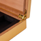 Customize Size Multiple Colors Luxury Pine Humidor Cigar Lock Box Wooden Cigar Storage Boxes with Flip Lid