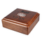 Wholesale Custom Badge Souvenir Medal Case Solid Wood Storage Decorative Box Coin Case