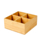 Wholesale Bamboo Wooden Service Tray Bamboo Wooden Tray Wooden Decorative Tray Storage Coffee & Tea Bag Tray Wooden Food Packaging Case