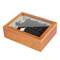 Personalized 8 Slots Luxury Man's Gift Wodoen Watch Box Custom Men's Jewelry Container Hot Sale Wooden Watch Case with Acrylic Lid