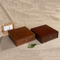 Factory Custom Sliding Lid Wood Storage Box Square Jewelry Tea Miscellaneous Gift Packaging Box