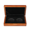 Wholesale Factory Custom Gift Box Packaging Luxury Magnetic Paint Challenge Coin Display Box Wood Coin Box