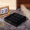 Wholesale 9 Slot Wooden Coin Box with Hinged Lid Custom Display Box for China Panda Coins and Commemorative Coins