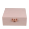 Elegant Pink Music Box for Jewelry Storage with Custom Logo