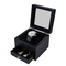 Transparent Acrylic Design Luxury Sustainable Wooden Empty Jewelry Watch Storage Box Wood Women Watch Gift Box Case with Drawers
