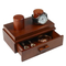 Wholesale Brown Wooden Jewelry Organizer Storage Luxury Gift Box Custom Packaging Watch Box