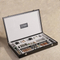 Custom Engraved Wooden Cutlery Set with Elegant Storage Case