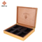 Mahogany Cigar Humidor with Glass Top and Humidifier
