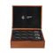 Luxury Custom Logo Coin Storage Box with Removable Trays