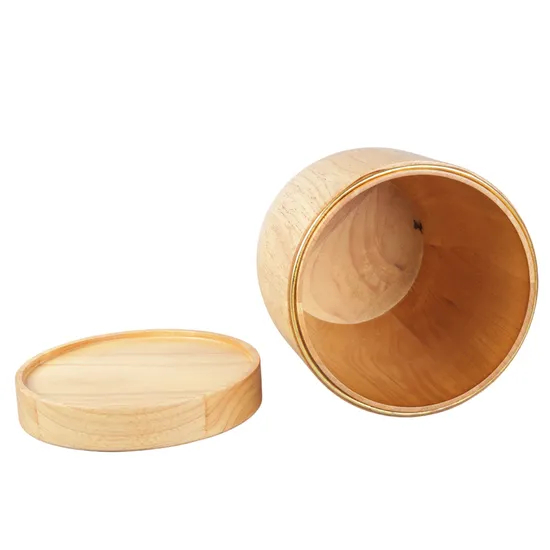 Custom Barrel Human Remains Small Dove Personalized Design Inlay Box Wooden Cremation Urns Pet Urn Dog Wood for Pets