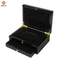 High Quality Magnetic Gift Box Black Luxury Wooden Credit Card Box Insert VIP Credit Business Card Packaging Box