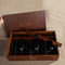 OEM Logo High Grade Gift Wine Box PU Leather Wood Premium Feel for Whisky Beer & Vodka