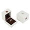 Luxurious White PU Leather Jewelry Organizer for Wedding Gifts