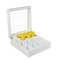 Stylish Wooden Tea Bag Organizer with Removable Lining