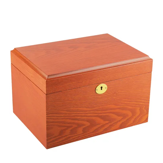 Luxury High Quality Brown Wooden Gift Box Custom Design Packaging Perfume Box