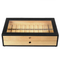 Custom Luxury Transparent Acrylic Window Design Bamboo Watch Box OEM Wooden Storage Gift Packaging Watch Box Cases Pillow