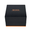 New Design PU Leather Lining Luxury Men Wristwatch Packaging Wooden Box Custom Logo Black Single Watch Box Case