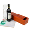 Wholesale Luxury Wine Brandy Liquid Storage Case Foldable Wood Packaging Wooden Gift Wine Box