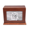 Luxurious Customized Mahogany European Style Solid Wood Cremation Urns for Human Ashes
