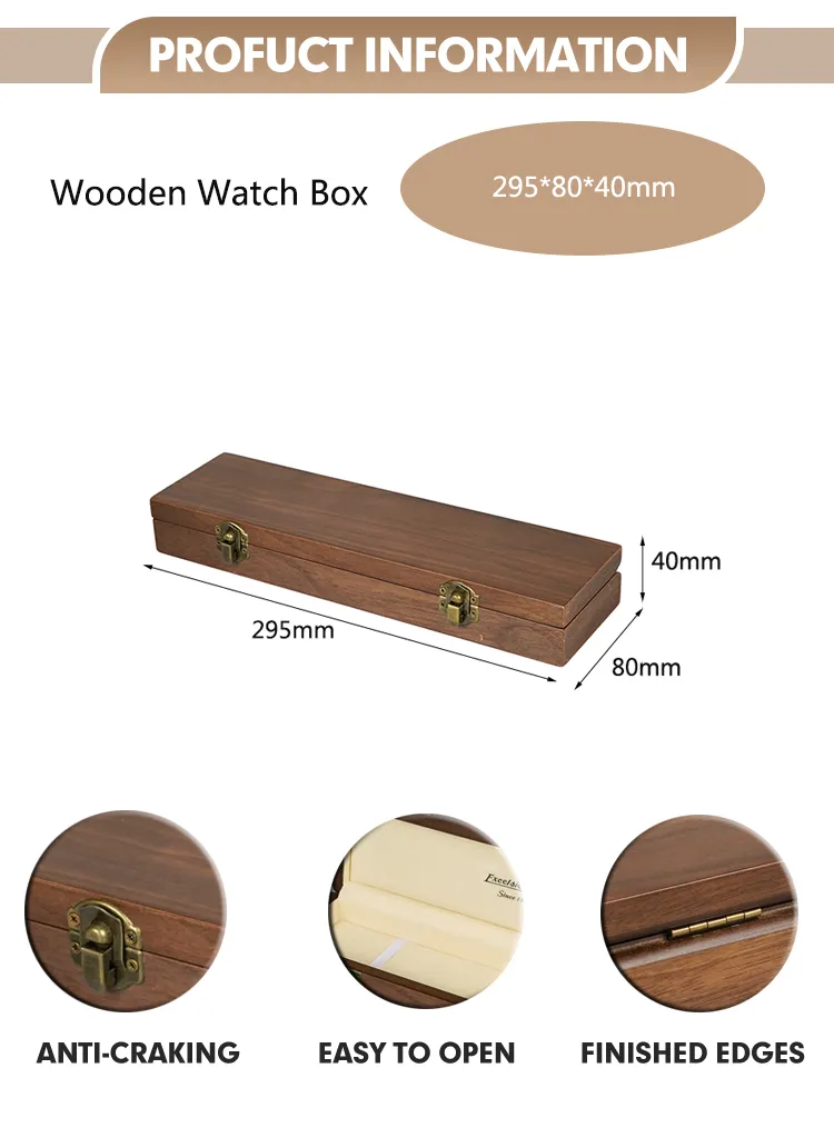 Chic Wooden Jewelry Watch Organizer Box for Women