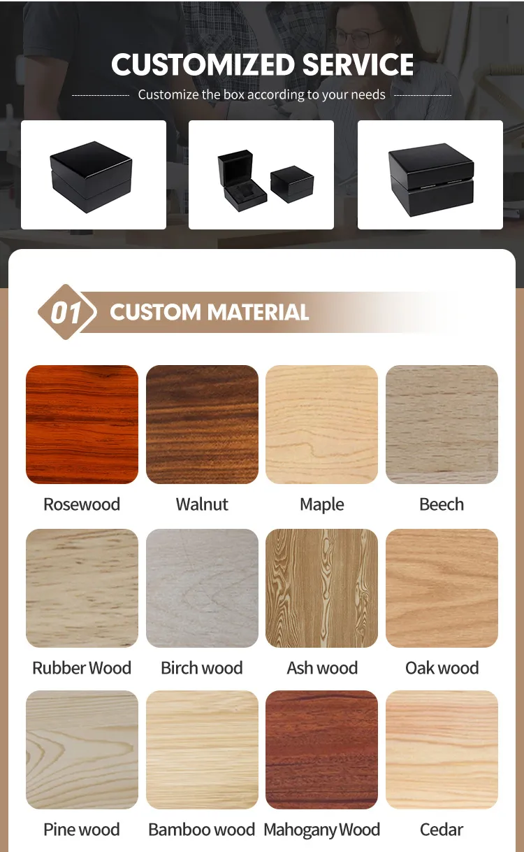 Wholesale Omega Watch Box Omega Watch Packaging Luxury Custom Logo Watch Case Horloge Watch Packaging Gift Box Popular Branded Single Slot Boxes Wood