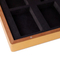 Customize Size Multiple Colors Luxury Pine Humidor Cigar Lock Box Wooden Cigar Storage Boxes with Flip Lid