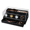Wholesale 4 Slots Luxury Man's Gift Watch Box Custom Men's Jewelry Container Hot Sale 2 Tiers Wooden Watch Case with Acrylic Lid