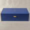 Premium Blue Lacquer Jewelry Watch Organizer with Custom Logo