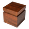 Solid Wood Pet Urn Funeral & Memorial Box for Cats and Dogs with Photo Frame Also Serving as a Small Dog Human Ashes Casket