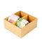 Wholesale Bamboo Wooden Service Tray Bamboo Wooden Tray Wooden Decorative Tray Storage Coffee & Tea Bag Tray Wooden Food Packaging Case