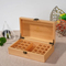 Elegant Natural MDF Storage Box for Essential Oil Display