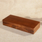 OEM Custom Wooden Watch Storage Box Luxury Brown Wooden Jewelry Gift Necklace Boxes with Lock