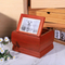 Modern American Style Wood Urn Box Colorful Contemporary Design for Human Ashes Pet Cremation for Funerals Memorial Services