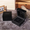 Luxurious High-End Black Piano Glossy Lacquer Finish Wooden Packaging Display Gift Box for Single Watch