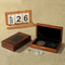 Wholesale Customized Chocolate Gift Metal Box Packaging Premium Wooden Packaging Display Coin Medal Collection Storage Box